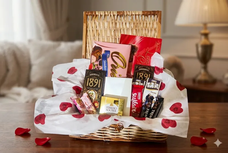 Canasta de chocolates premium